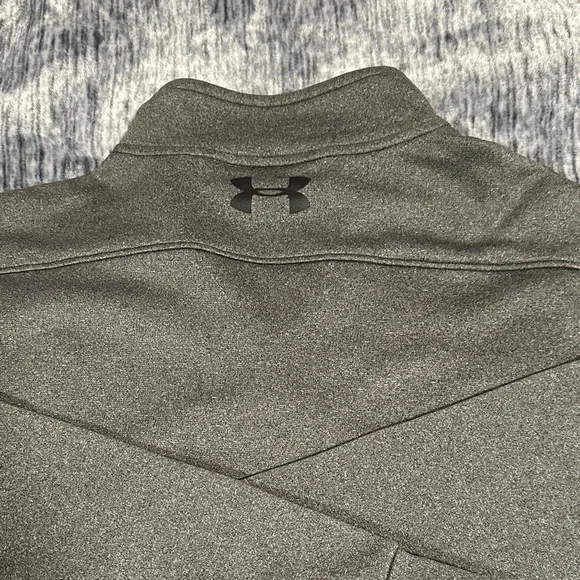 Under Armour Charcoal Quarter-Zip Pullover VGUC - Picture 7 of 9